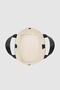 Cara Tote - Natural Canvas With Black