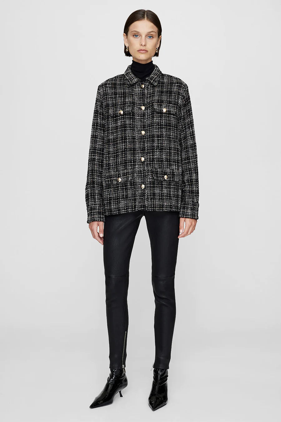 Corey Jacket - Metallic Plaid