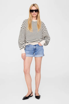 Dean Sweatshirt - Black Stripe French Terry