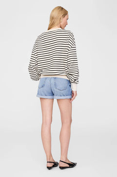 Dean Sweatshirt - Black Stripe French Terry