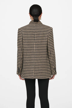 Kaia Blazer - Houndstooth