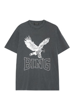 Lili Tee Retro Eagle - Washed Black