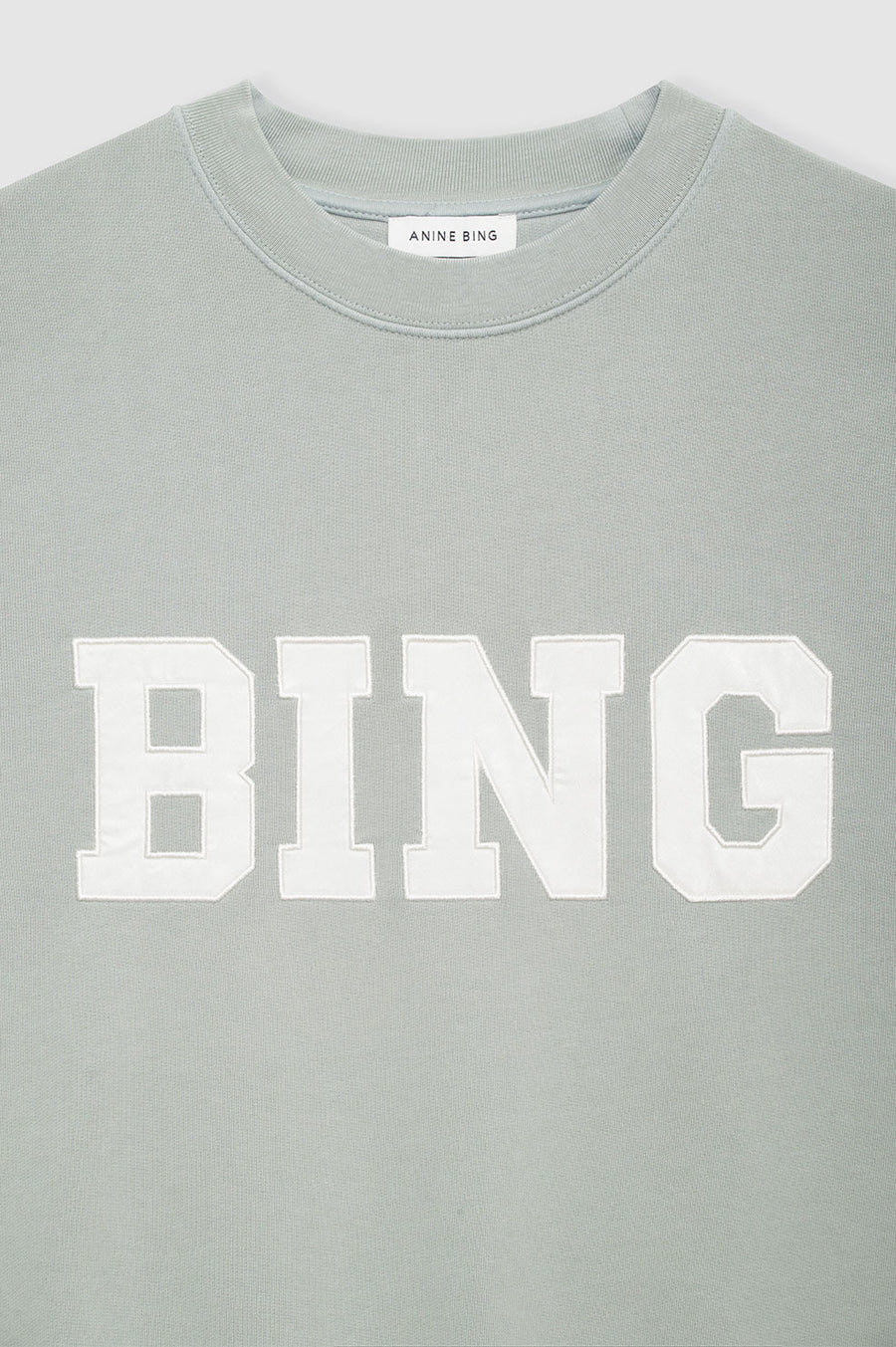 Tyler Sweatshirt Satin Bing - Sage Green