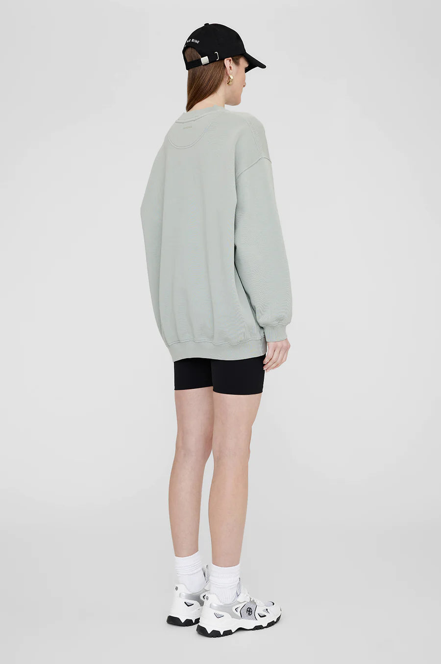 Tyler Sweatshirt Satin Bing - Sage Green