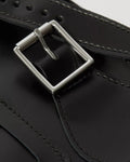 11 Inch Kiev Smooth Leather Satchel - Black