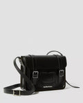11 Inch Kiev Smooth Leather Satchel - Black