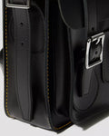 11 Inch Kiev Smooth Leather Satchel - Black
