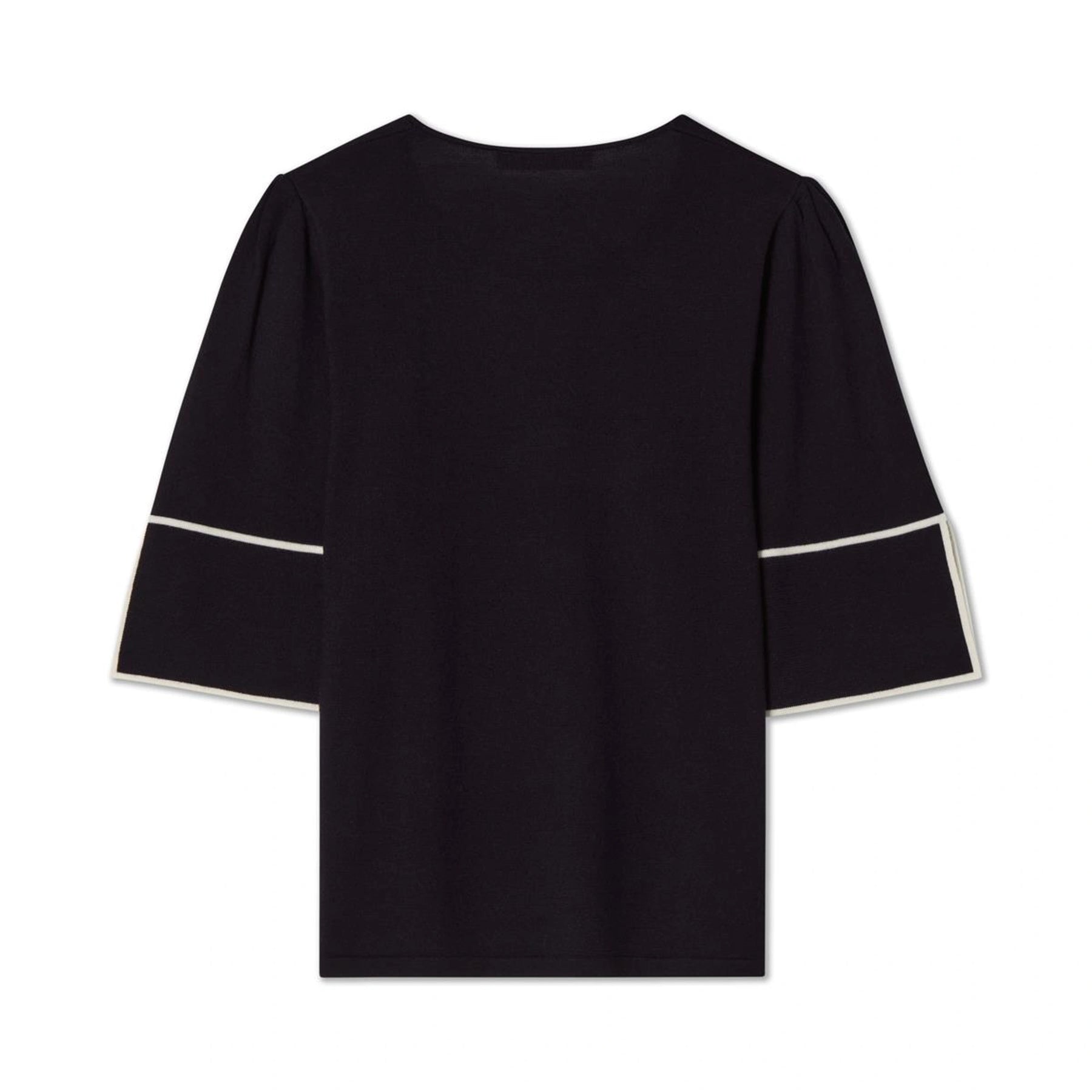 Malia Top - Marine/Ecru