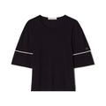 Malia Top - Marine/Ecru