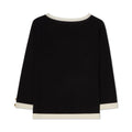Helen Top - Black/Ecru