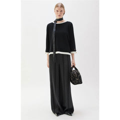 Helen Top - Black/Ecru
