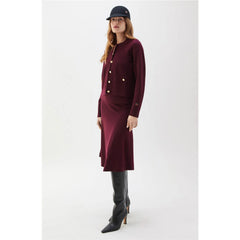 Aria Cardigan - Bordeaux
