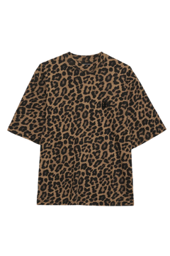 Avi Tee - Black And Brown Leopard