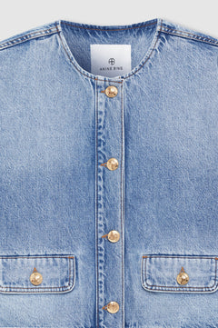 Blanche Jacket - Caspian Blue