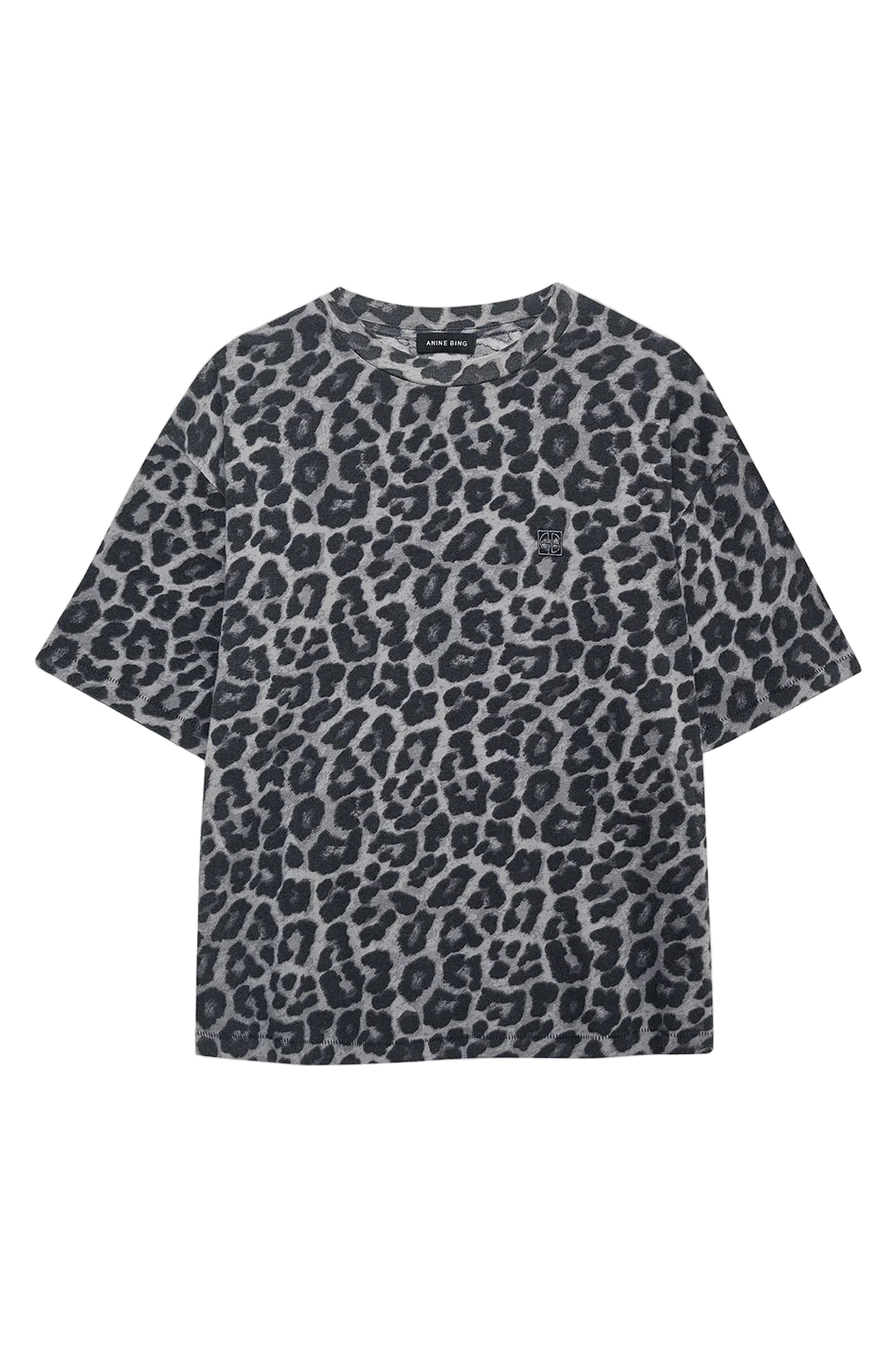 Cohen Tee - Grey Leopard