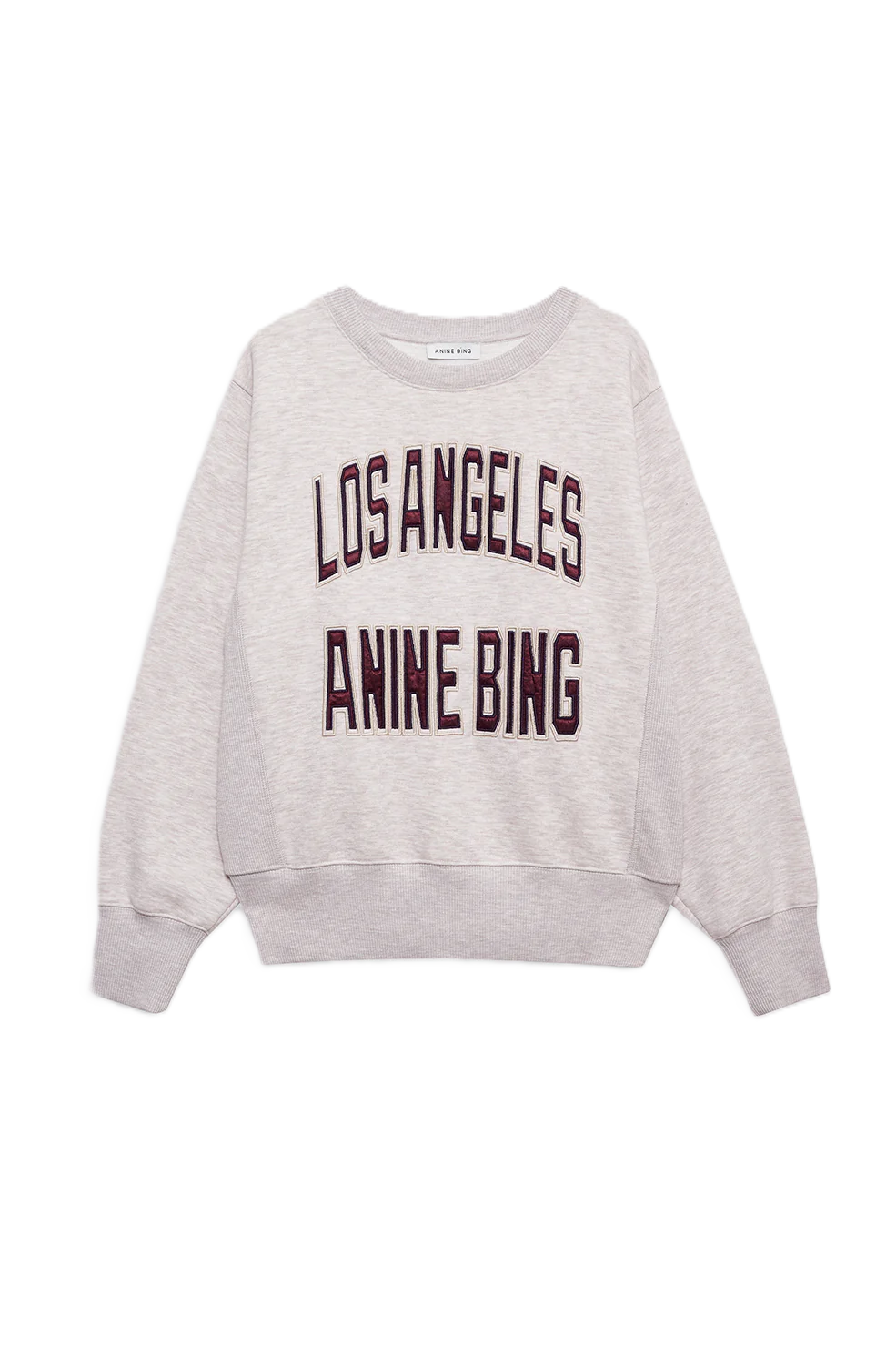 Harry Shrunken Sweatshirt LA - Oatmeal Melange