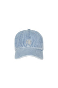 Jeremy Baseball Cap Ab - Bleached Blue Denim