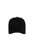 Jeremy Baseball Cap Framed Monogram - Black