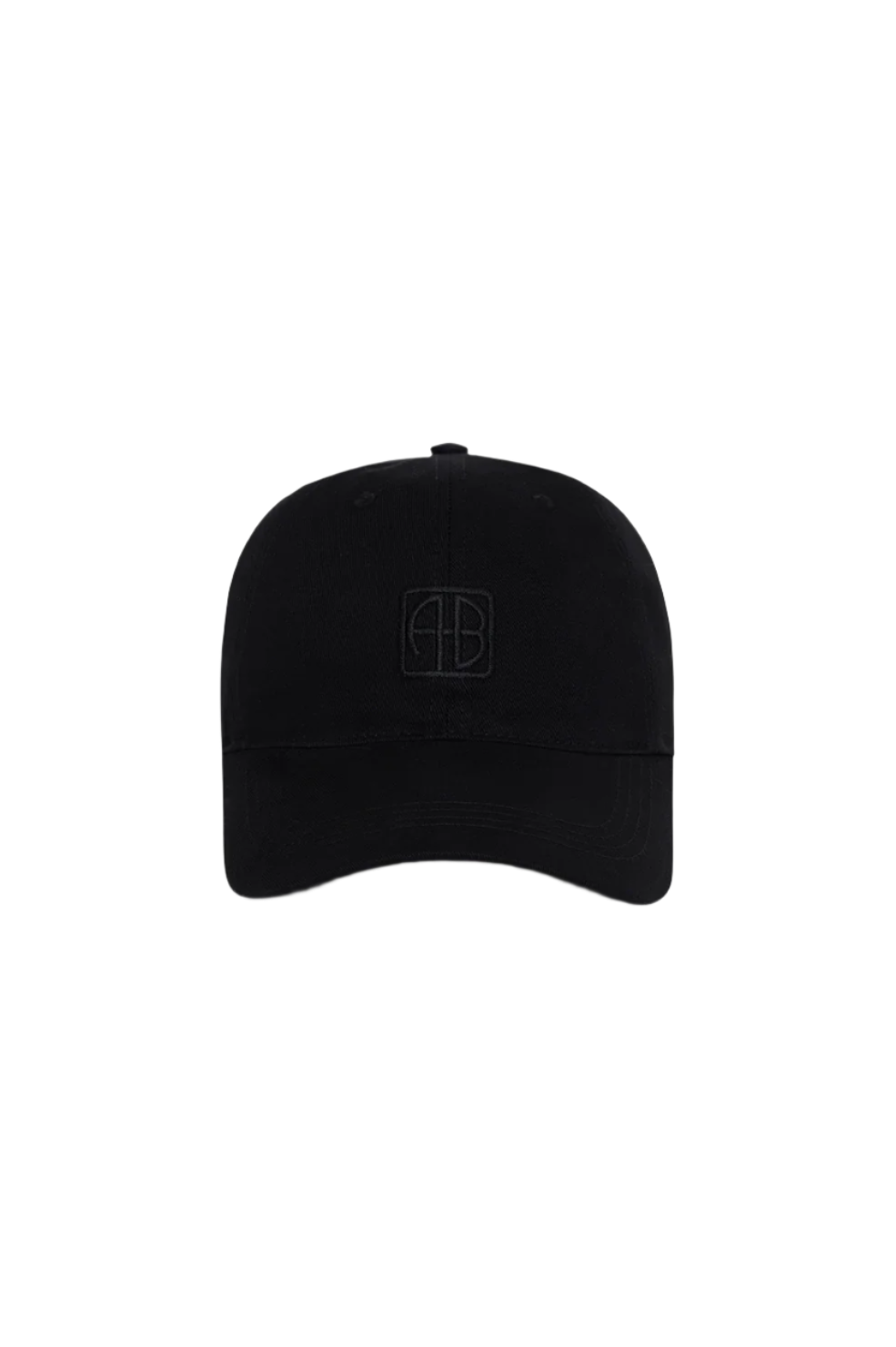 Jeremy Baseball Cap Framed Monogram - Black