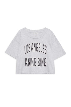 Johnny Cropped Tee - Grey