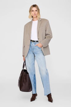Large Rio Tote - Dark Brown Recycled Leather