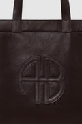 Large Rio Tote - Dark Brown Recycled Leather