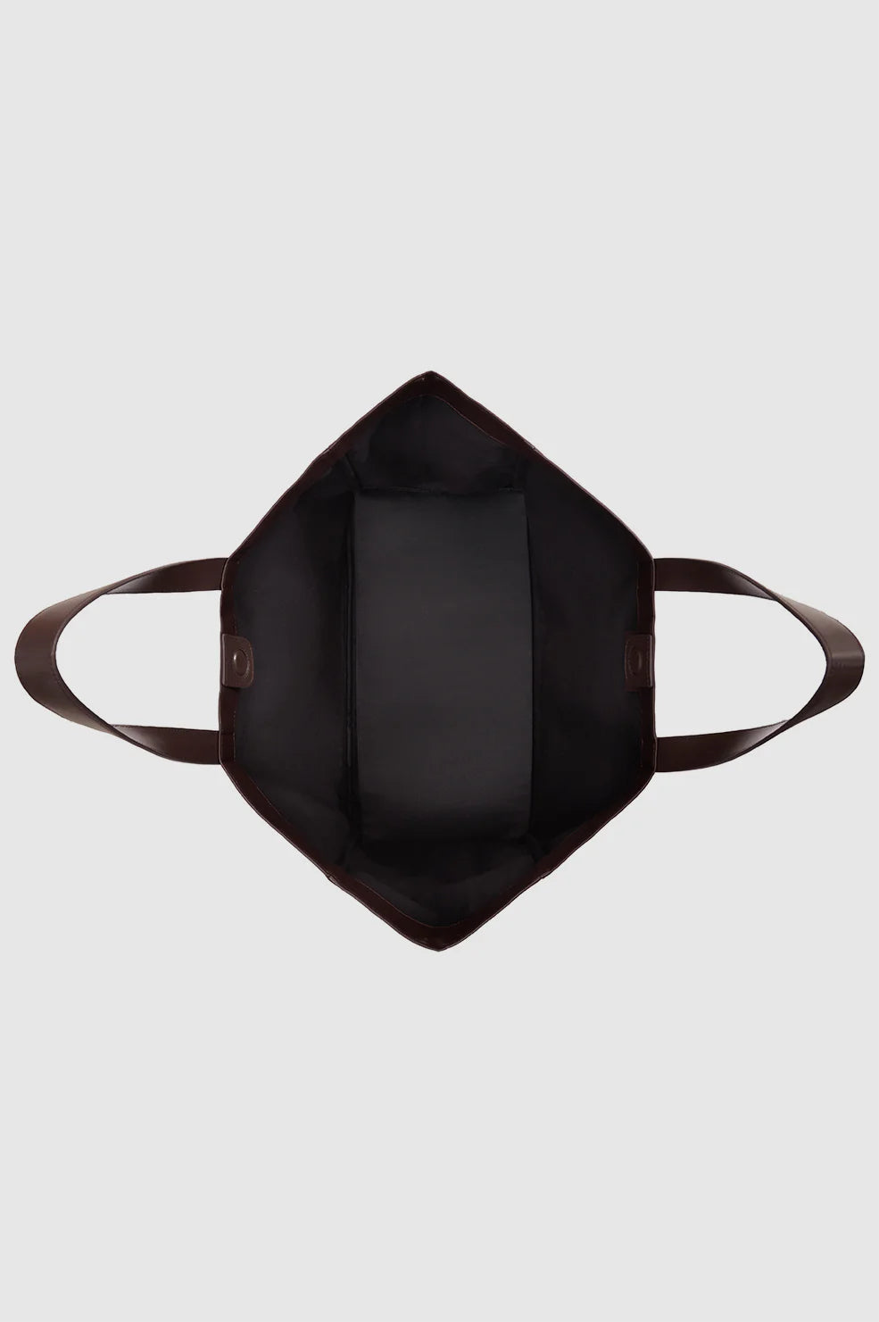 Large Rio Tote - Dark Brown Recycled Leather