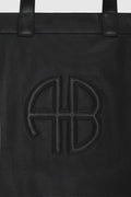 Large Rio Tote - Black Recycled Leather