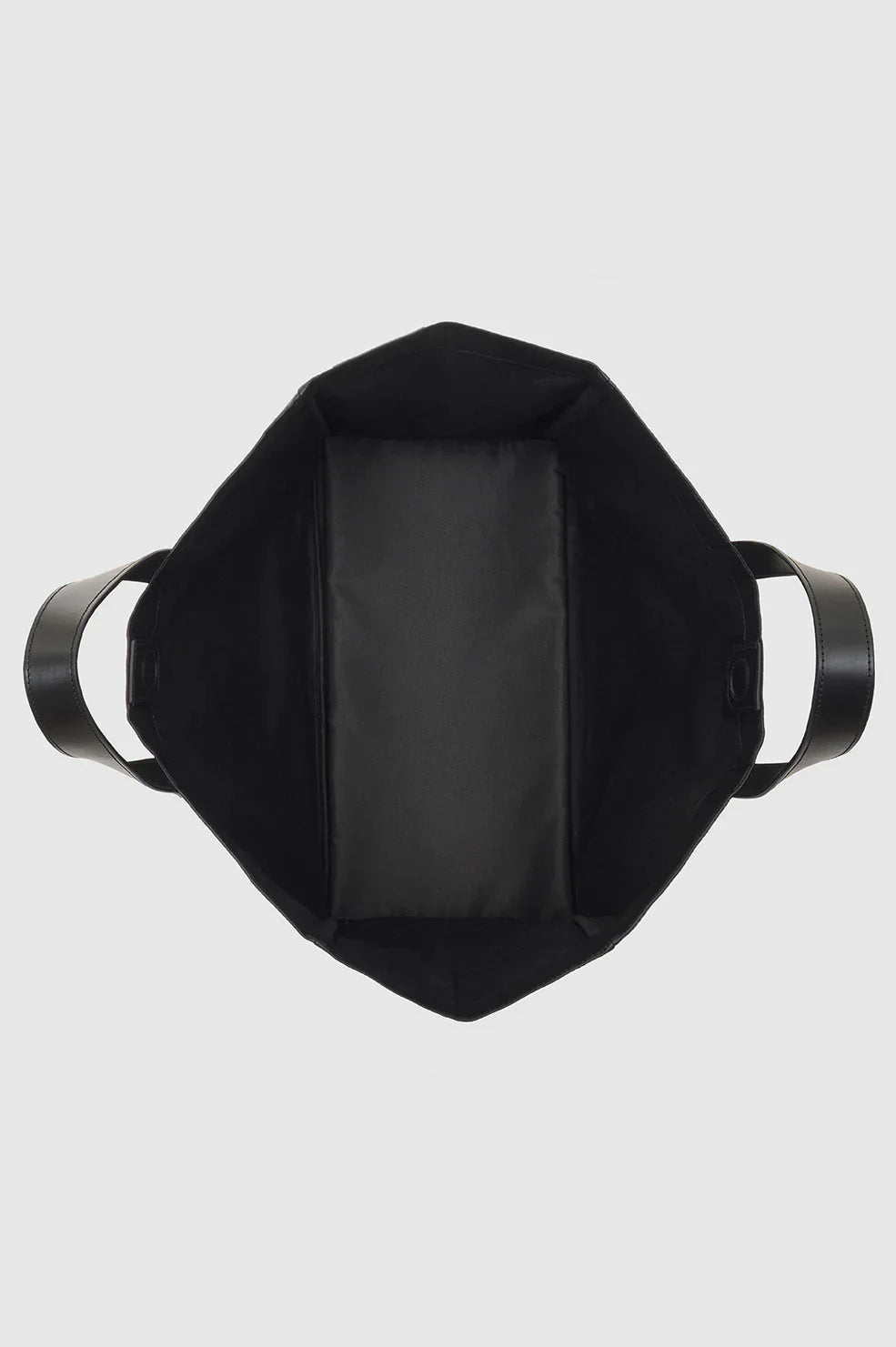 Large Rio Tote - Black Recycled Leather