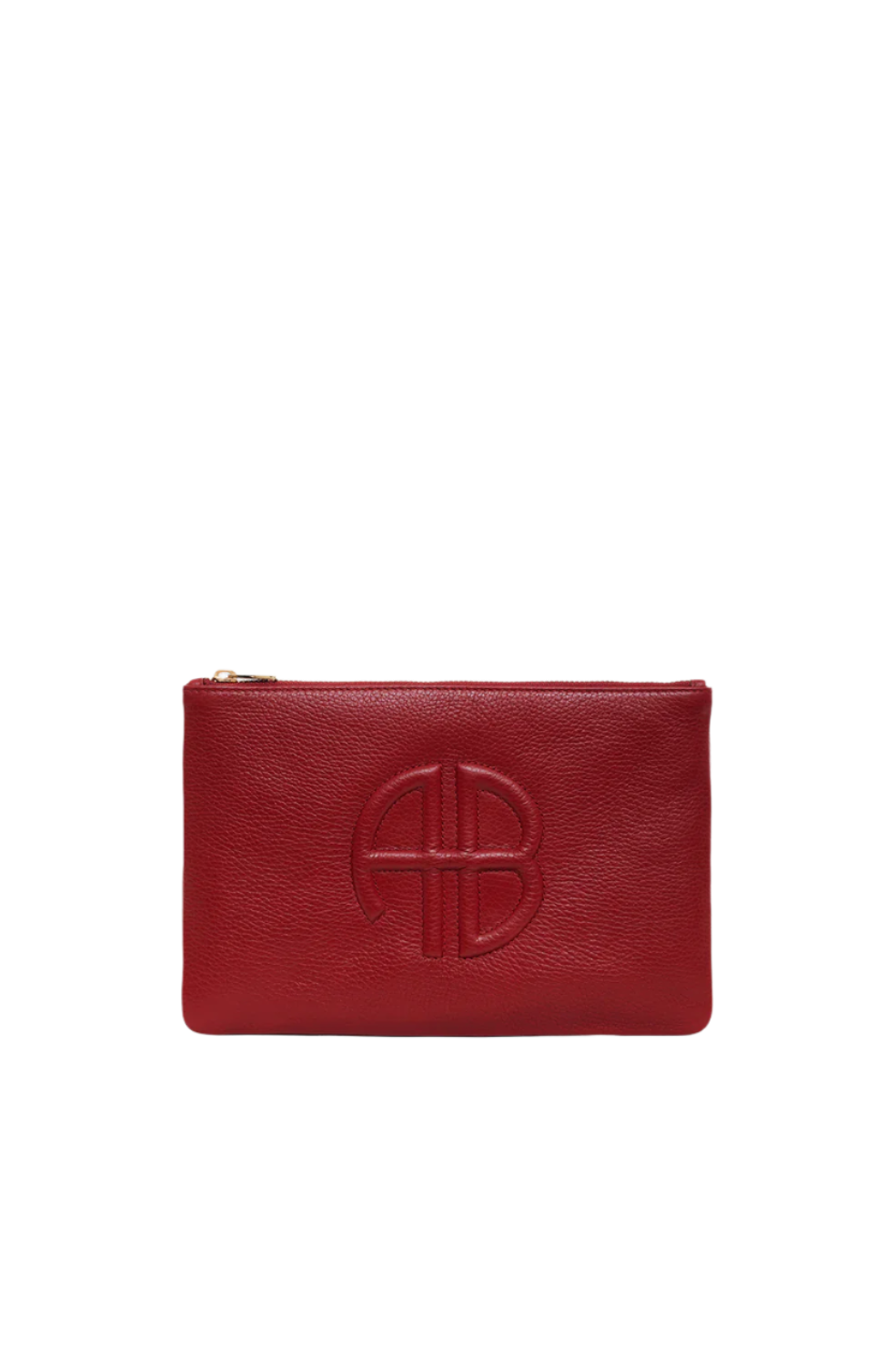 Lili Pouch - Red Pebbled