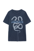 Lili Tee Snake - Washed Black