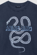 Lili Tee Snake - Washed Black