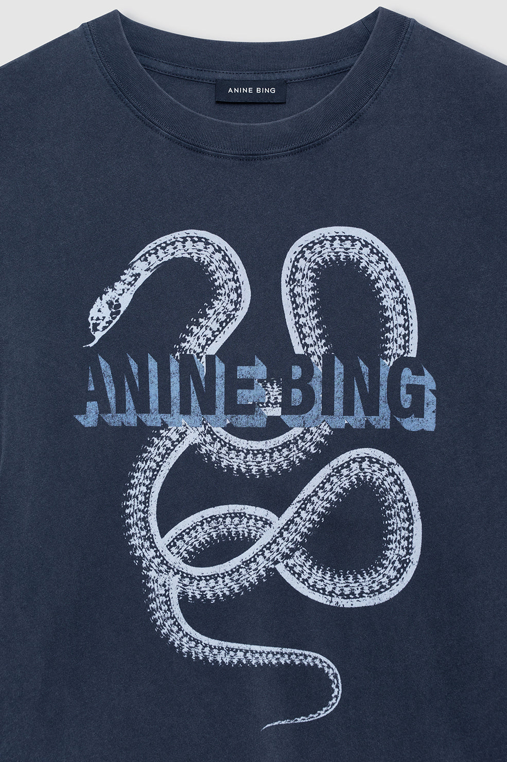 Lili Tee Snake - Washed Black