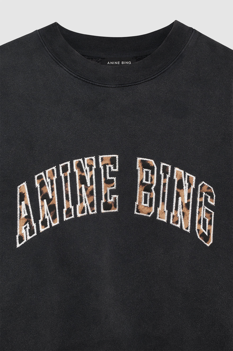 Anine Bing Gensere Miles Sweatshirt Anine Bing Leopard Washed anine-bing-gensere-miles-sweatshirt-anine-bing-leopard-washed