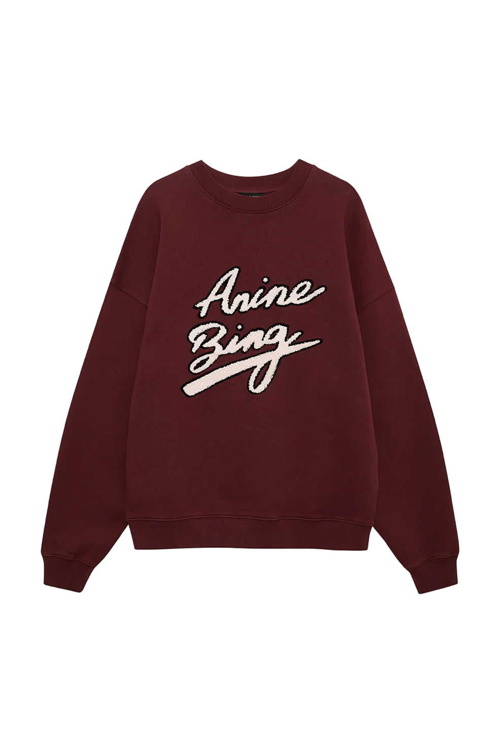 Miles Sweatshirt Chenille Signature - Cabernet