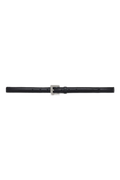 Nicola Belt - Black With Silver
