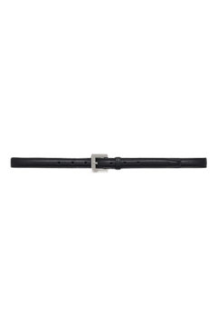 Nicola Belt - Black With Silver
