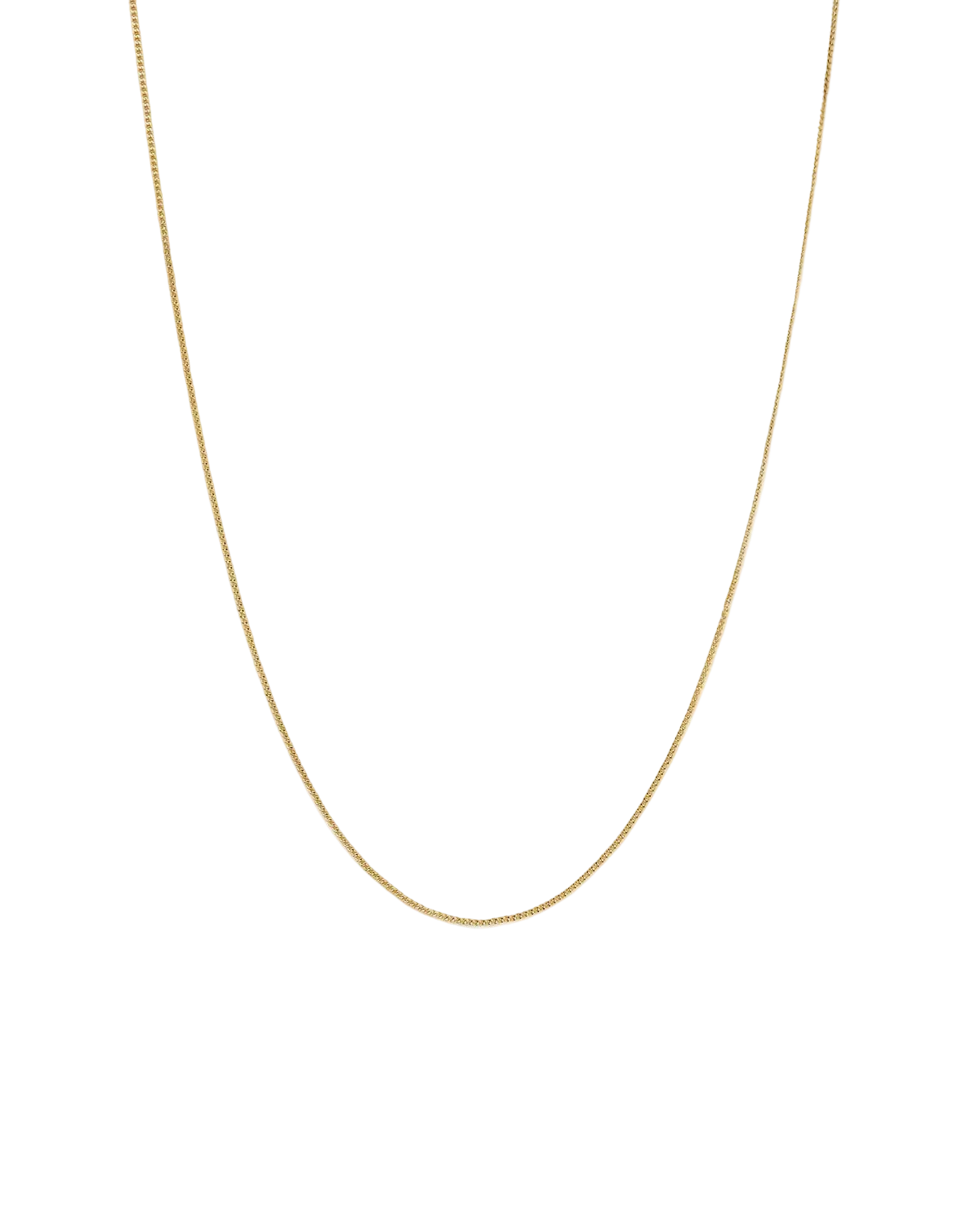Thin Chain Necklace - Gold