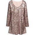 Sequin Dress - Rose