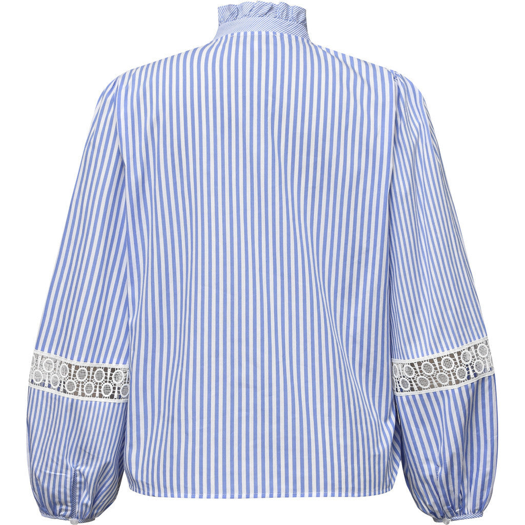 Tiffany Stripe Shirt - Light Blue