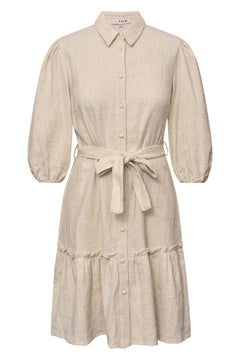 Linen Dress - Light Sand