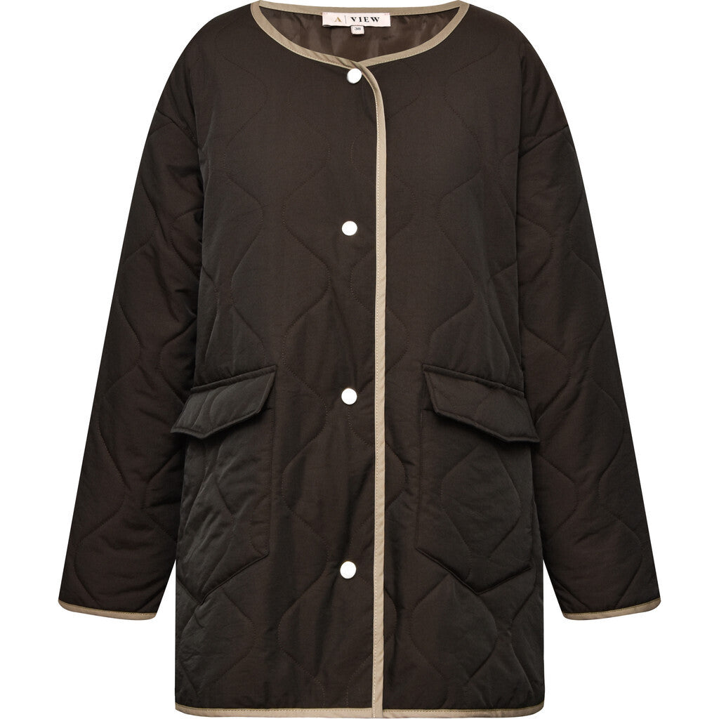 A-View - Jakker - Astrid Coat - Brown - Villoid