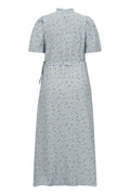 Peony Dress - Light Blue/Off White