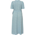Peony Dress - Blue/White