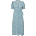 Peony Dress - Blue/White