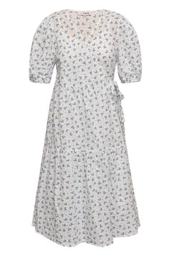 Colvina Dress - White/Blue