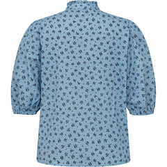 Tiffany Short Sleeve Shirt - Blue/Navy