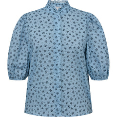 Tiffany Short Sleeve Shirt - Blue/Navy