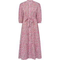 Kate Long Dress - Rose/Pink/Blue