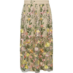 Fuschia Skirt - Sand/Yellow